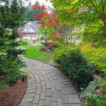 damaged patio and pavers from poor drainage in a Vancouver yard